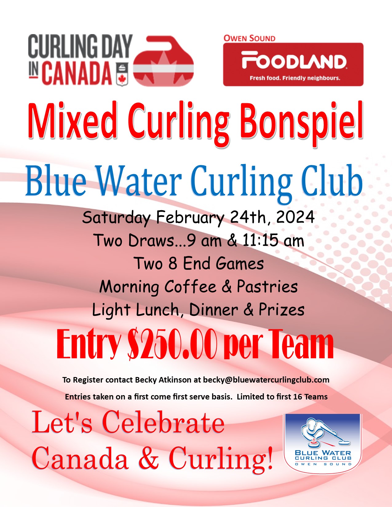 Curling Day in Canada Poster